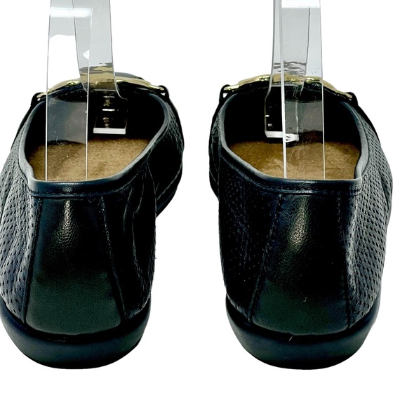 Aerosoles women's High Bet black Leather Slip On Flats size 6/EU 4 - Picture 5 of 13